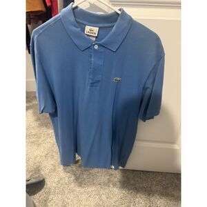Lacoste Classic Fit Polo Shirt Blue Size 6